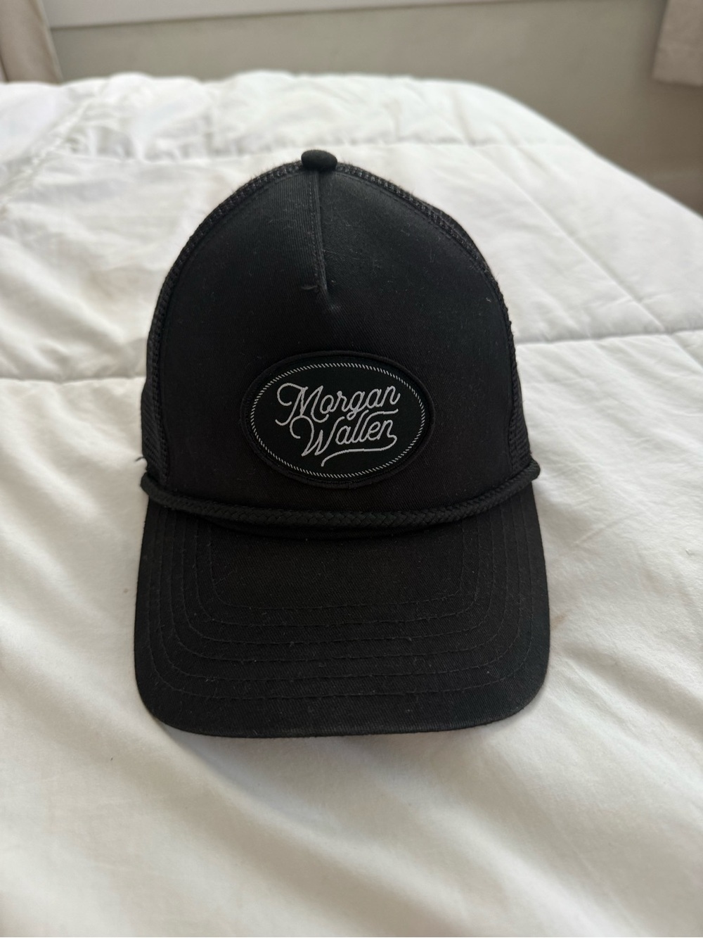 Morgan Wallen Black Trucker Hat Rare
